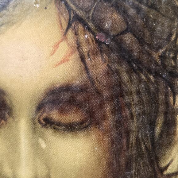 Saint Veronicas Handkerchief Gabriel Max Jesus Christus Christ Decoupage Print - Picture 6 of 10